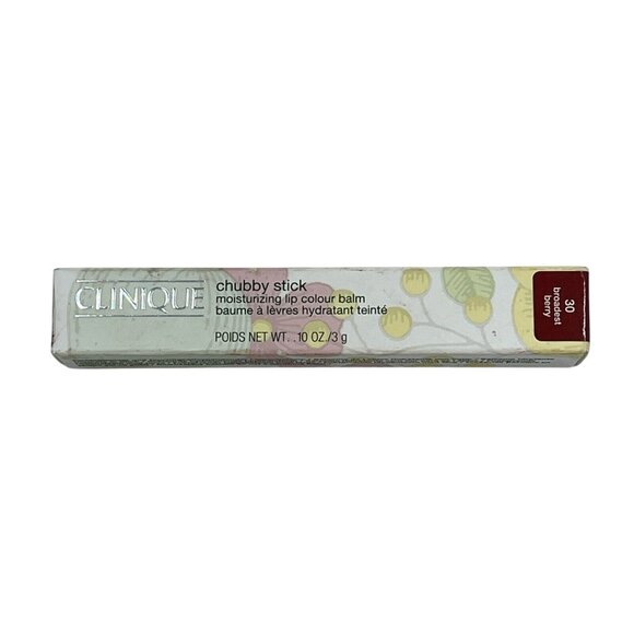 Clinique Chubby Stick‎ Lip Colour Balm 30 Broadest Berry 0.1 oz - Picture 1 of 7